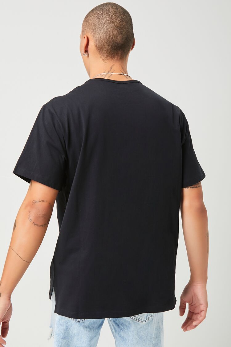  Forever 21 Essential High-Low Tee - black - Bonton