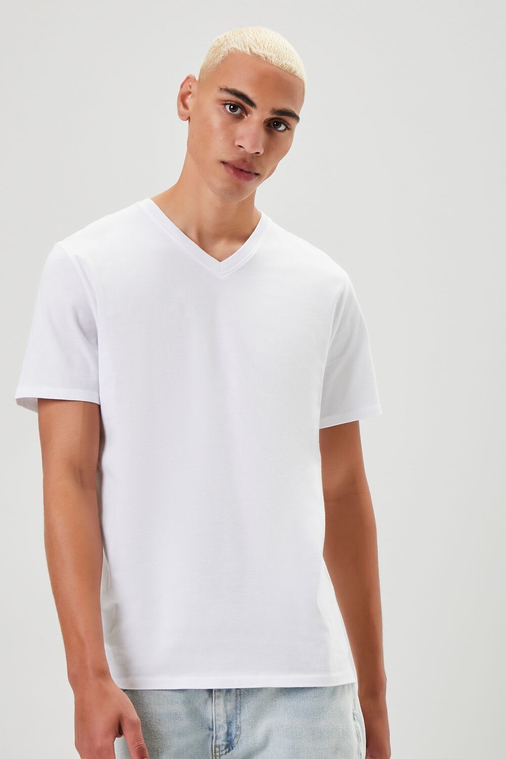  Forever 21 Basic Organically Grown Cotton Tee - black - Bonton