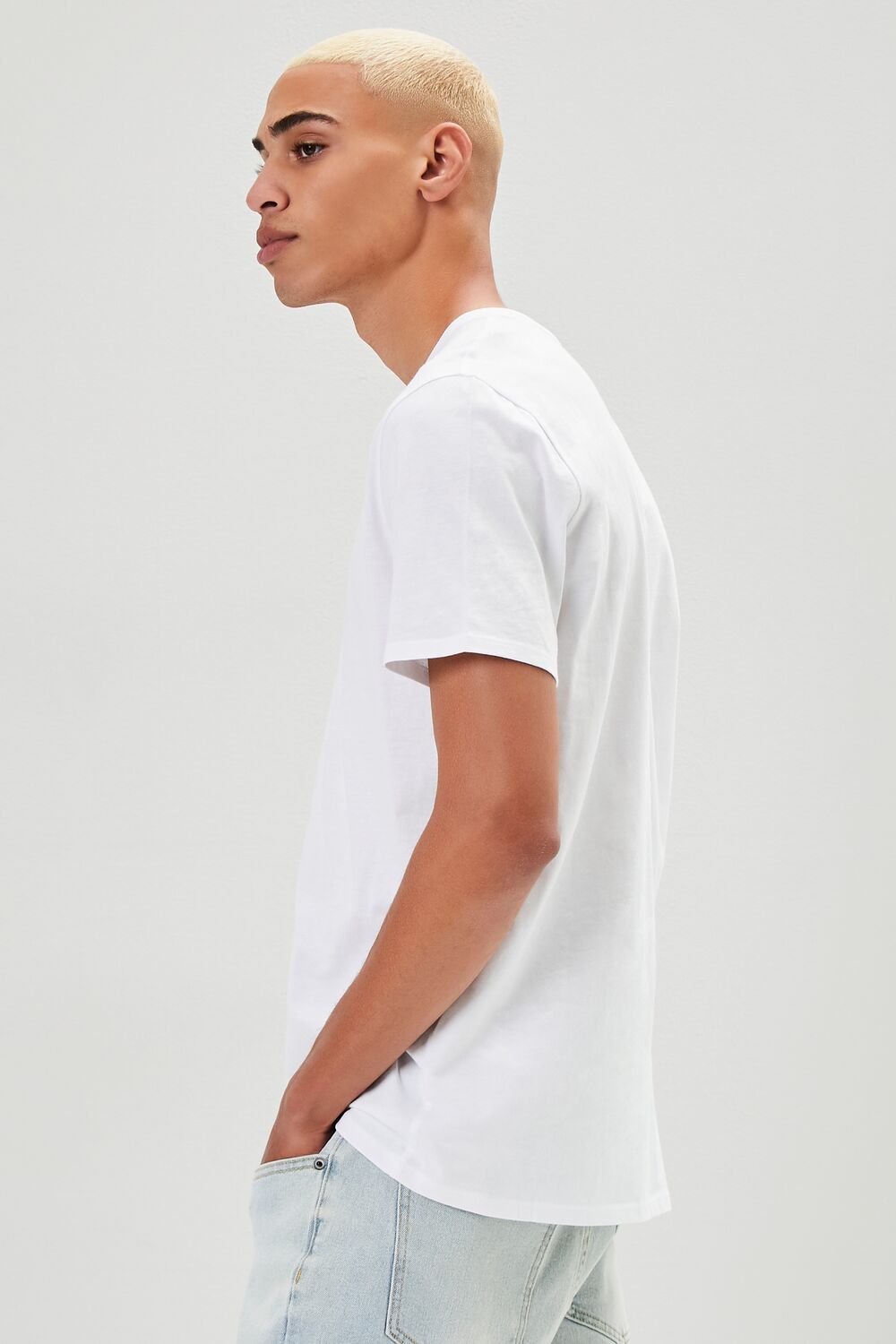  Forever 21 Basic Organically Grown Cotton Tee - black - Bonton