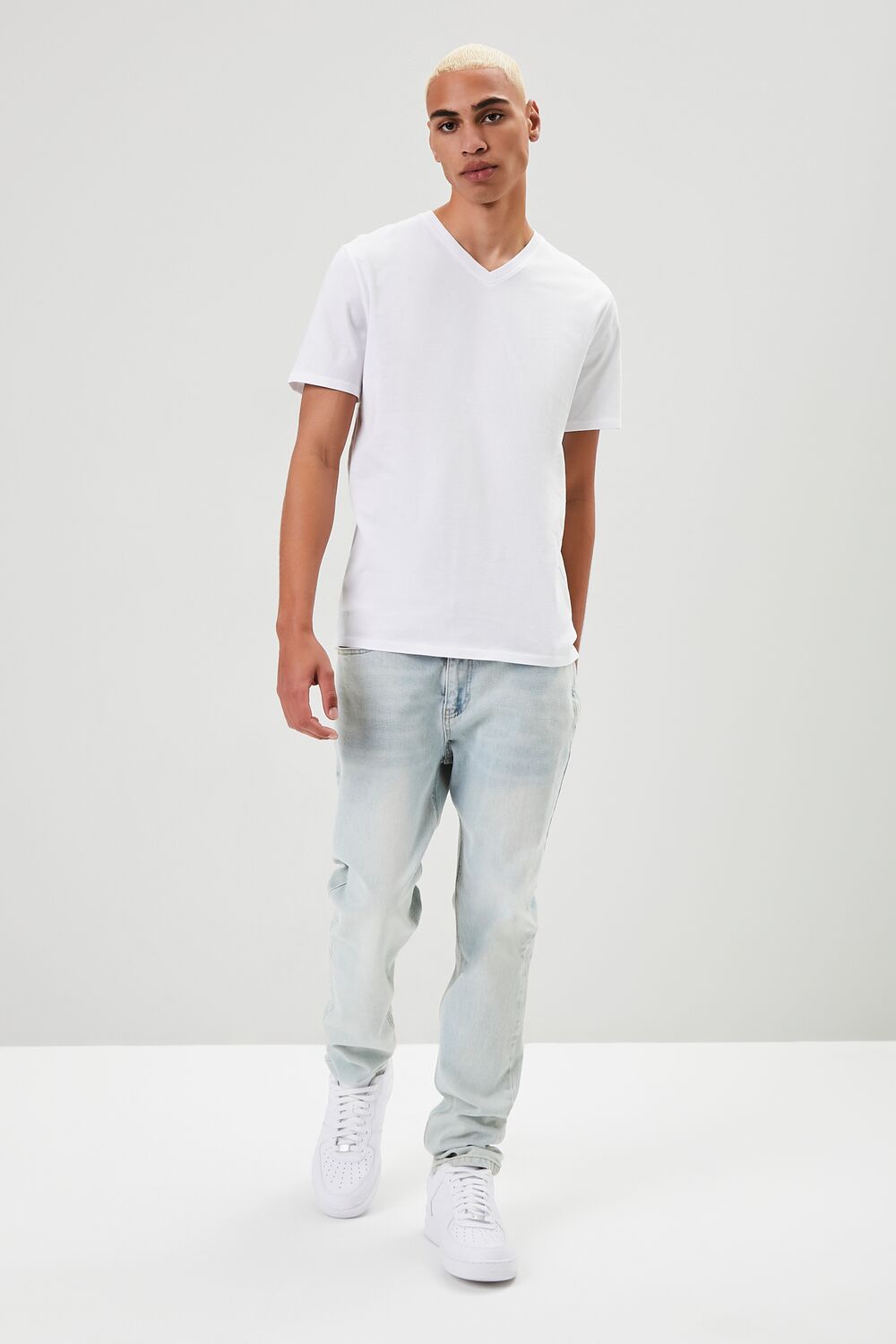  Forever 21 Basic Organically Grown Cotton Tee - black - Bonton