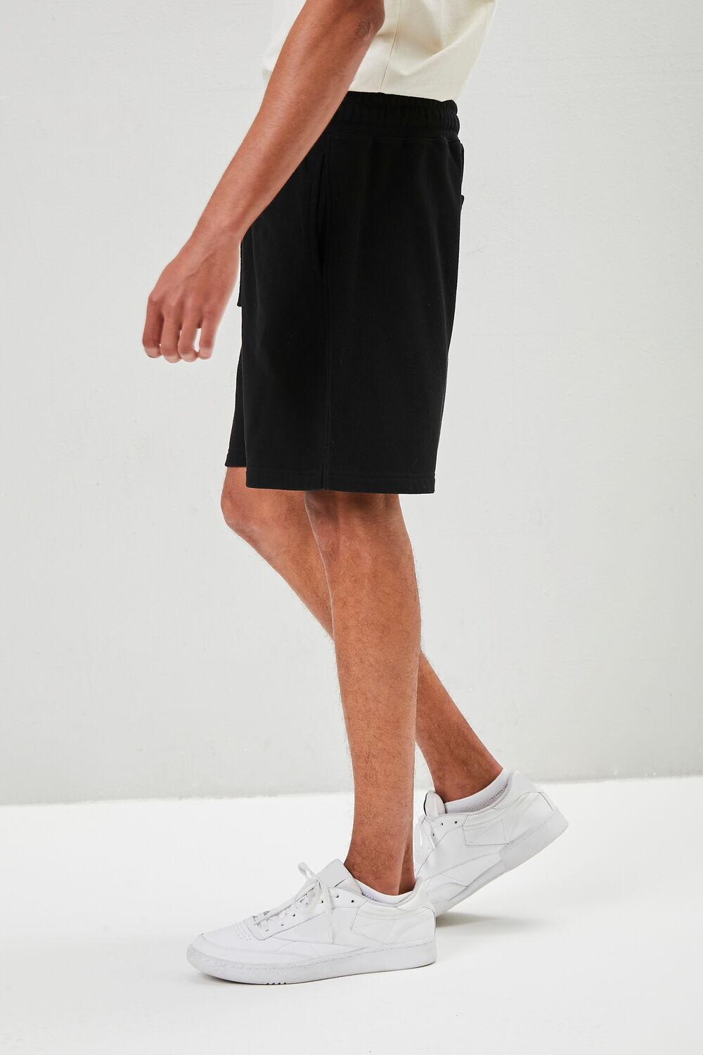  Forever 21 Basic Drawstring Shorts - black - Bonton
