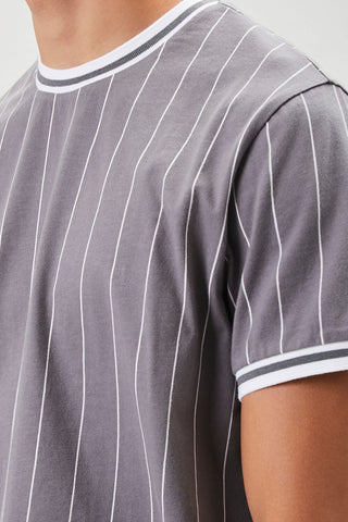 Pinstriped Ringer Tee