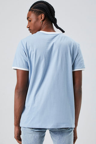 Crew Neck Ringer Tee