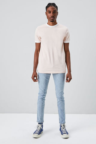 Crew Neck Ringer Tee