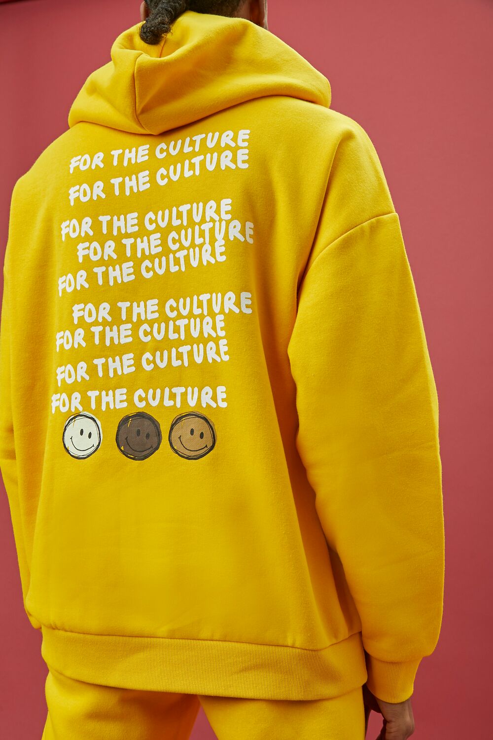 Forever 21 Ron Bass For The Culture Hoodie - yellow multi - Bonton