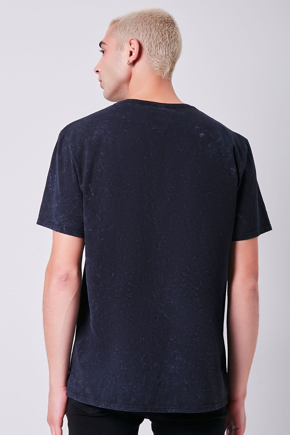  Forever 21 Aaliyah Graphic Oil Wash Tee - black multi - Bonton