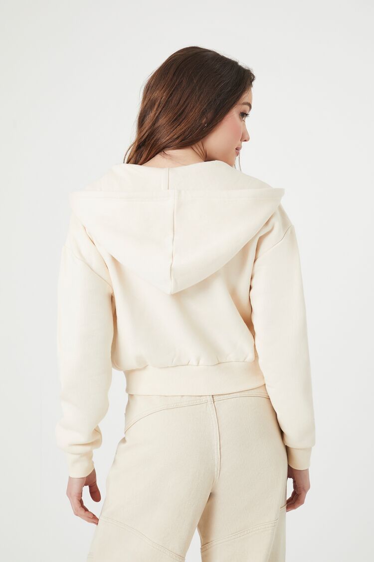  Forever 21 Basic Fleece Zip-Up Hoodie - heather grey - Bonton