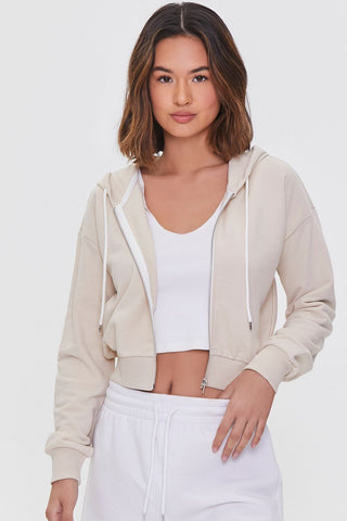 Basic Fleece Zip-Up Hoodie