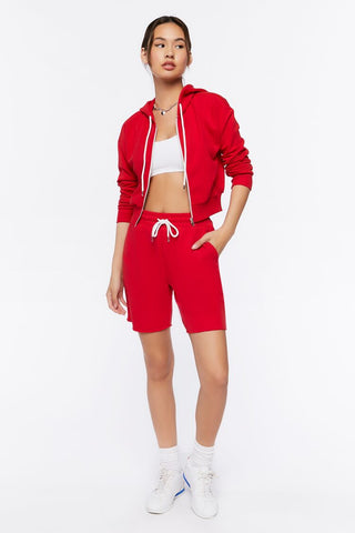 Basic Fleece Zip-Up Hoodie