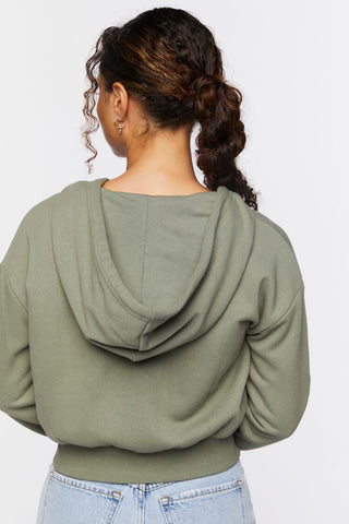 Basic Fleece Zip-Up Hoodie