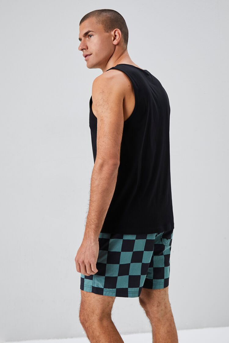  Forever 21 Basic Cotton Tank Top - black - Bonton