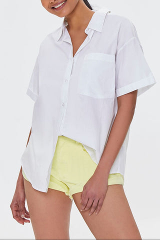 Cuffed Corduroy Shorts