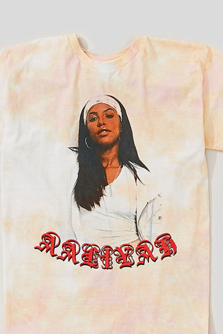 Aaliyah Graphic Tie-Dye Tee