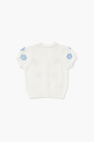 Girls Floral Cardigan Sweater (Kids)