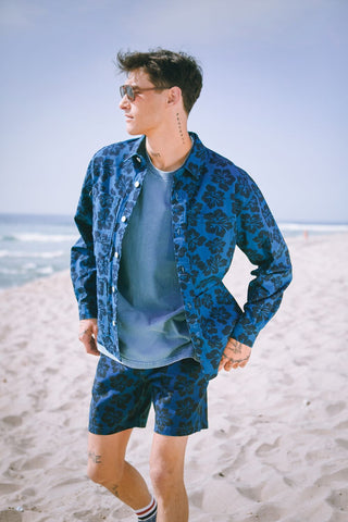 Tropical Floral Print Jacket