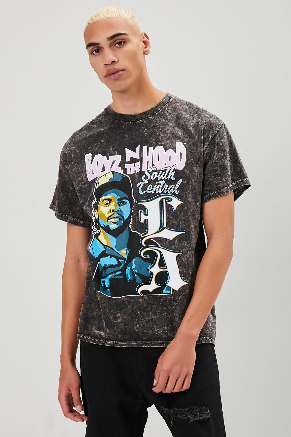  Forever 21 Boyz N The Hood Graphic Tee - black multi - Bonton