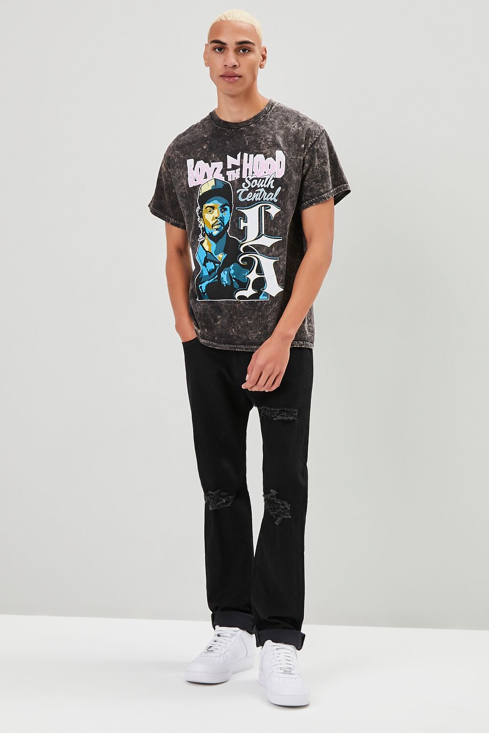  Forever 21 Boyz N The Hood Graphic Tee - black multi - Bonton