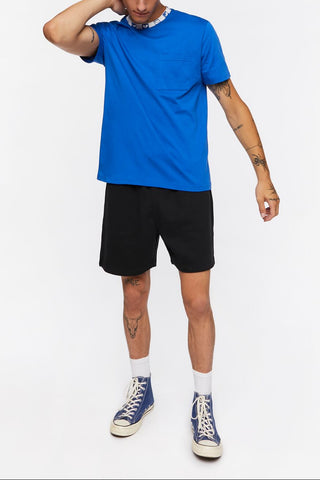 Graphic-Trim Crew Tee