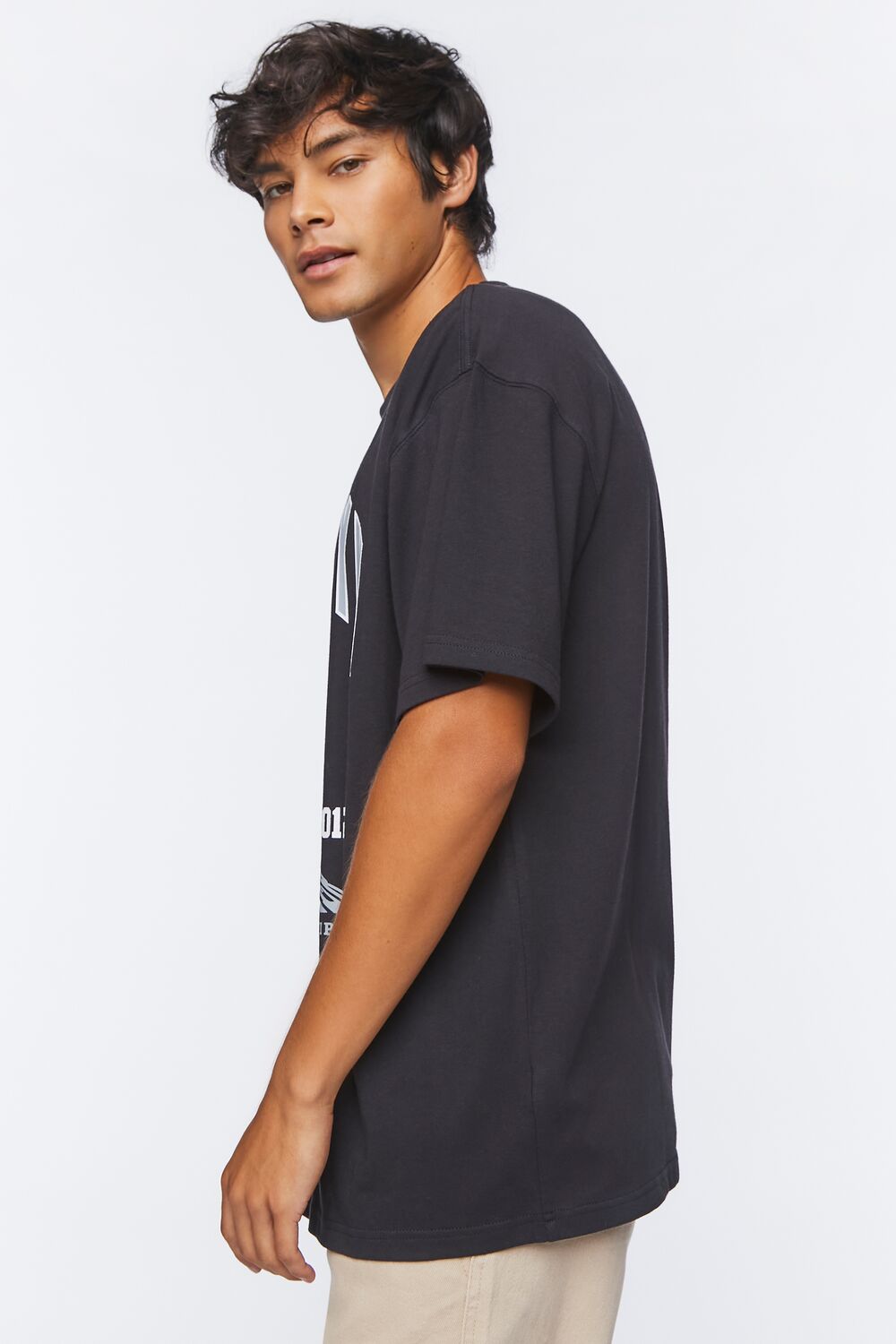  Forever 21 Brooklyn Nets Graphic Tee - black multi - Bonton