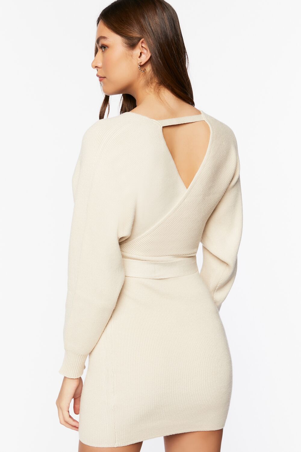 Forever 21 Surplice Midi Sweater Dress