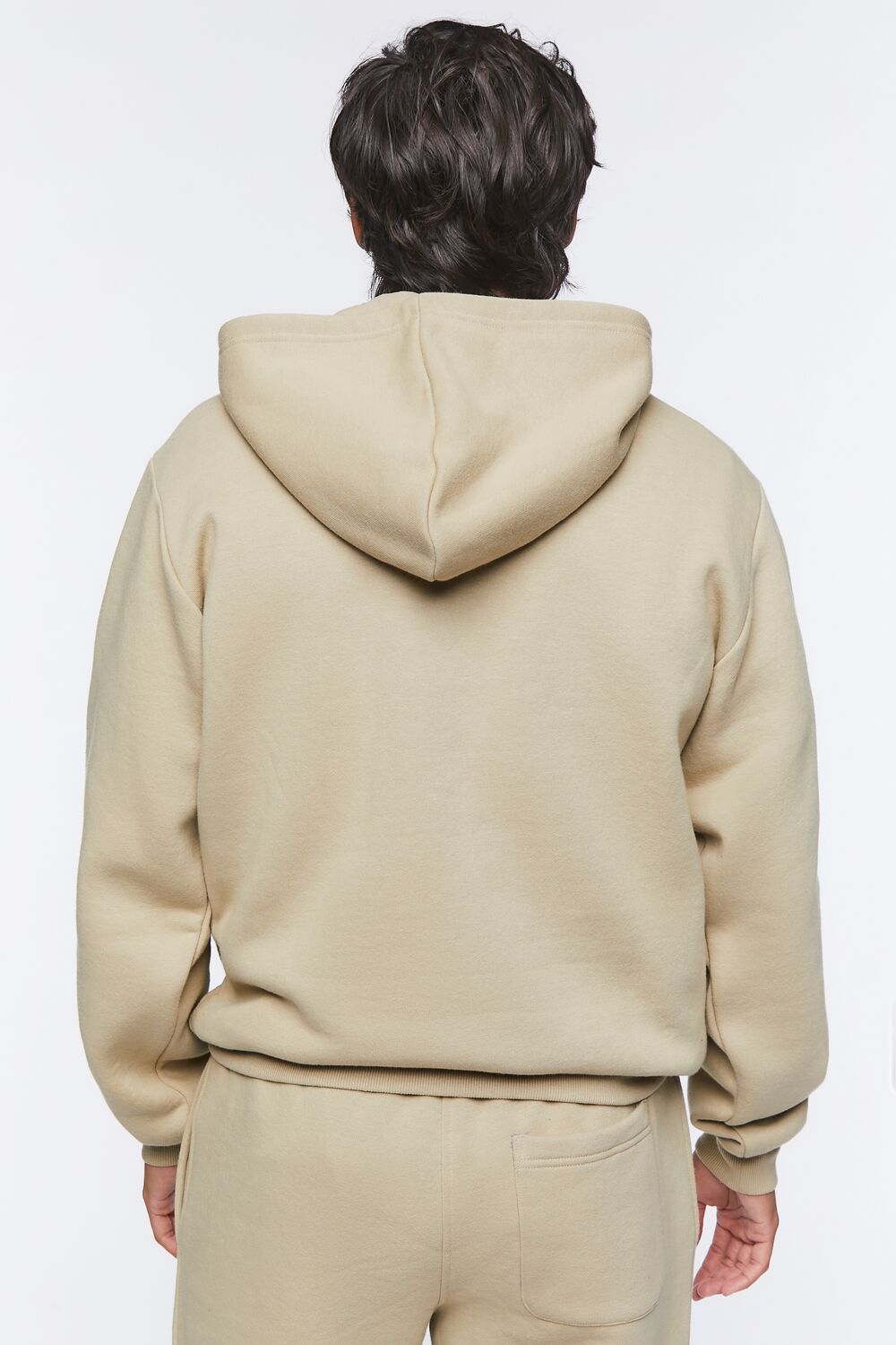  Forever 21 Basic Drawstring Hoodie - dark brown - Bonton