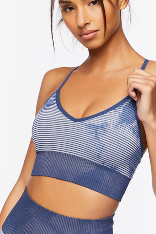 Seamless Longline Tie-Dye Sports Bra