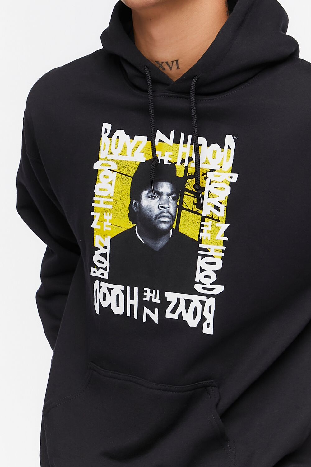  Forever 21 Boyz N The Hood Graphic Hoodie - black multi - Bonton