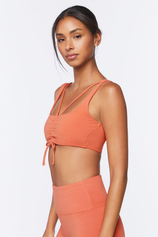 Drawstring Sports Bra