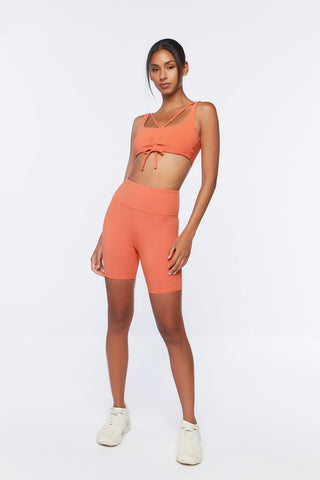 Drawstring Sports Bra