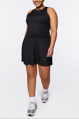 Plus Size Active Cropped Tank Top