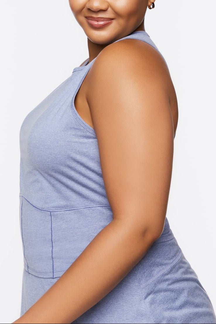  Forever 21 Plus Size Active Cropped Tank Top - black - Bonton