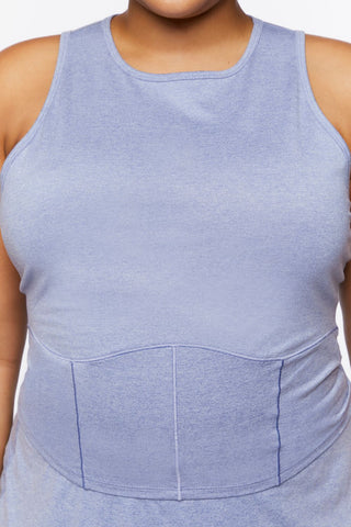 Plus Size Active Cropped Tank Top