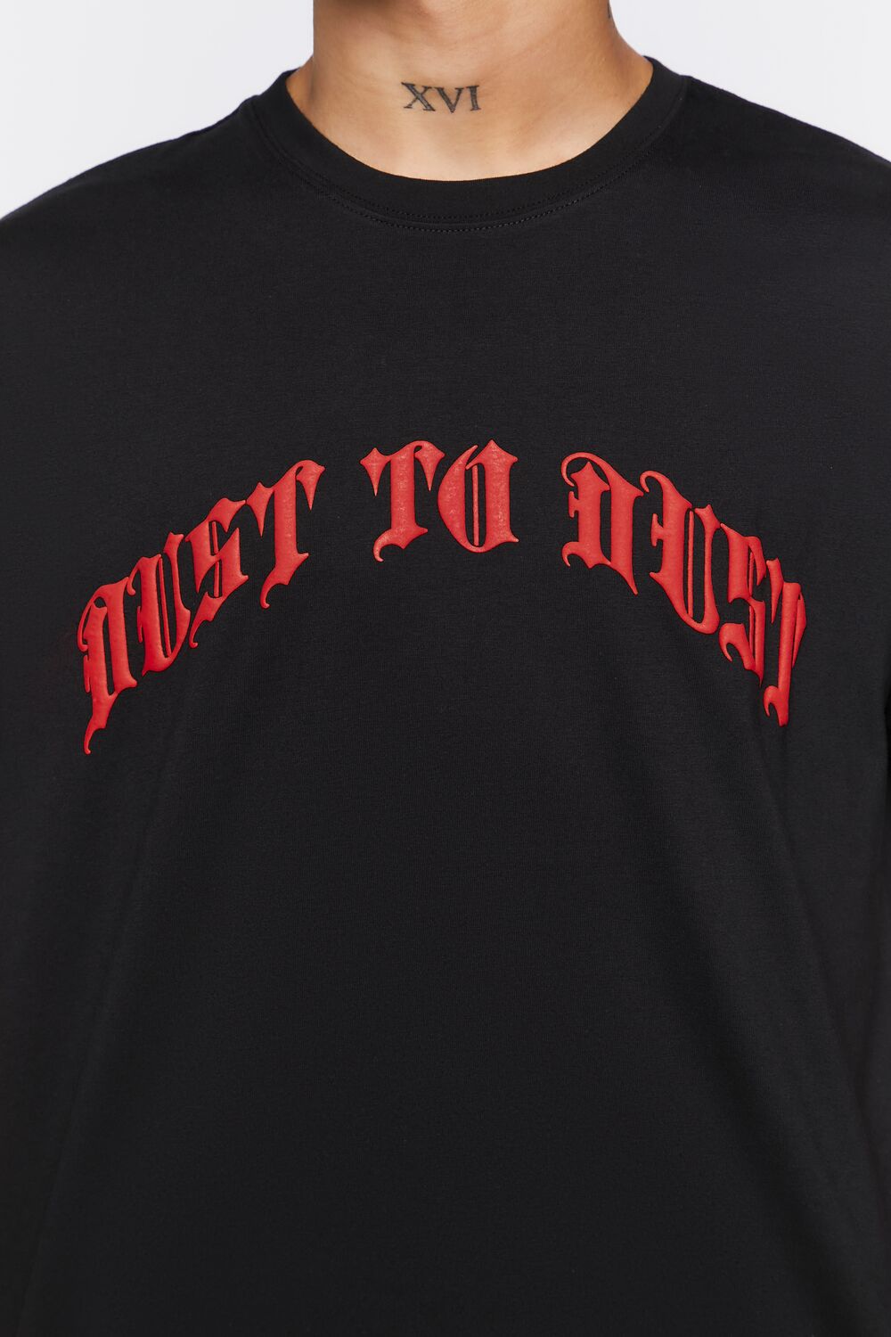  Forever 21 Dust To Dust Graphic Tee - black red - Bonton