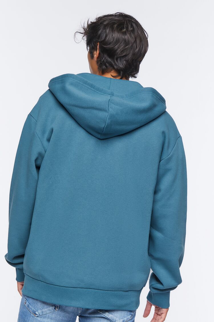  Forever 21 Fleece Zip-Up Hoodie - tan - Bonton