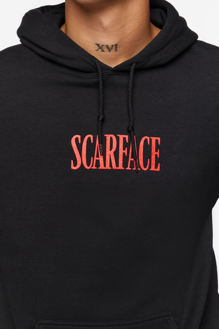  Forever 21 Scarface Graphic Hoodie - black multi - Bonton