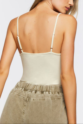 Ribbed Cami Bodysuit