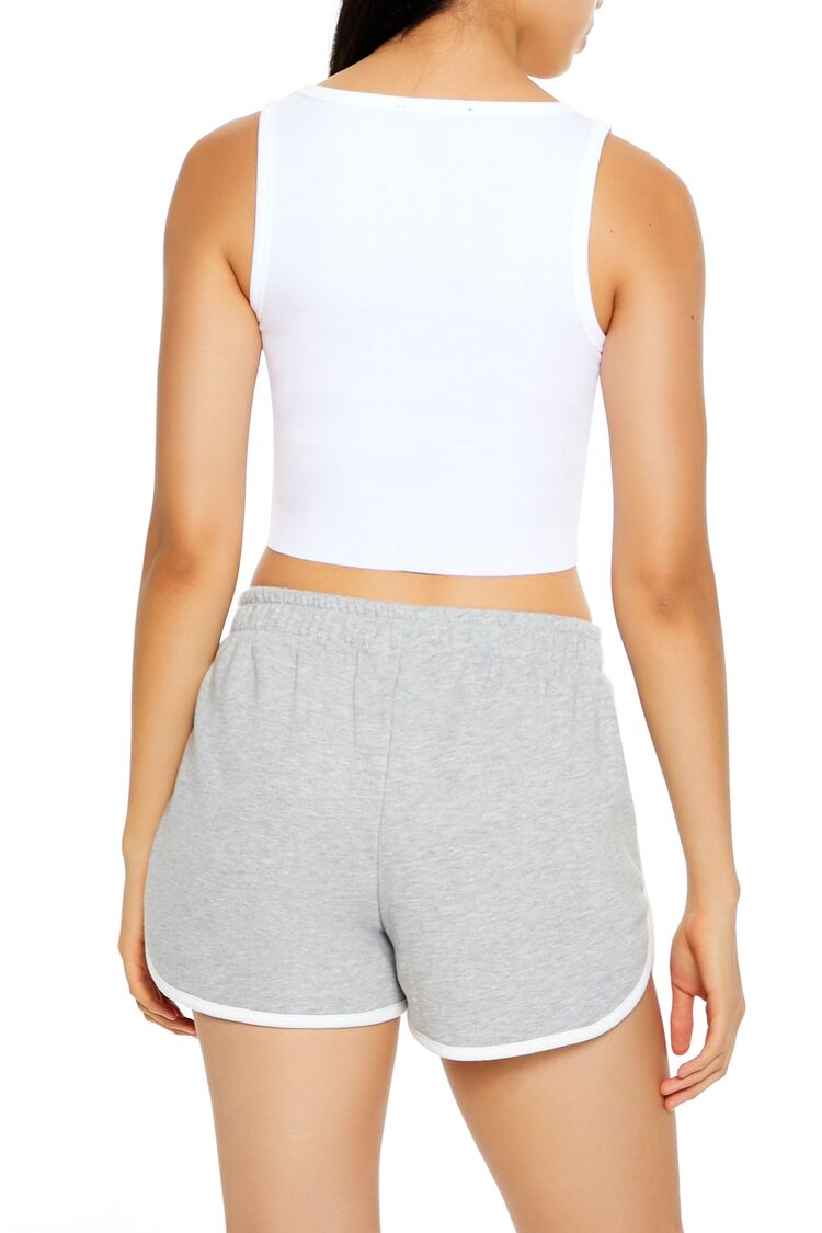  Forever 21 Cropped Tank Top - black - Bonton