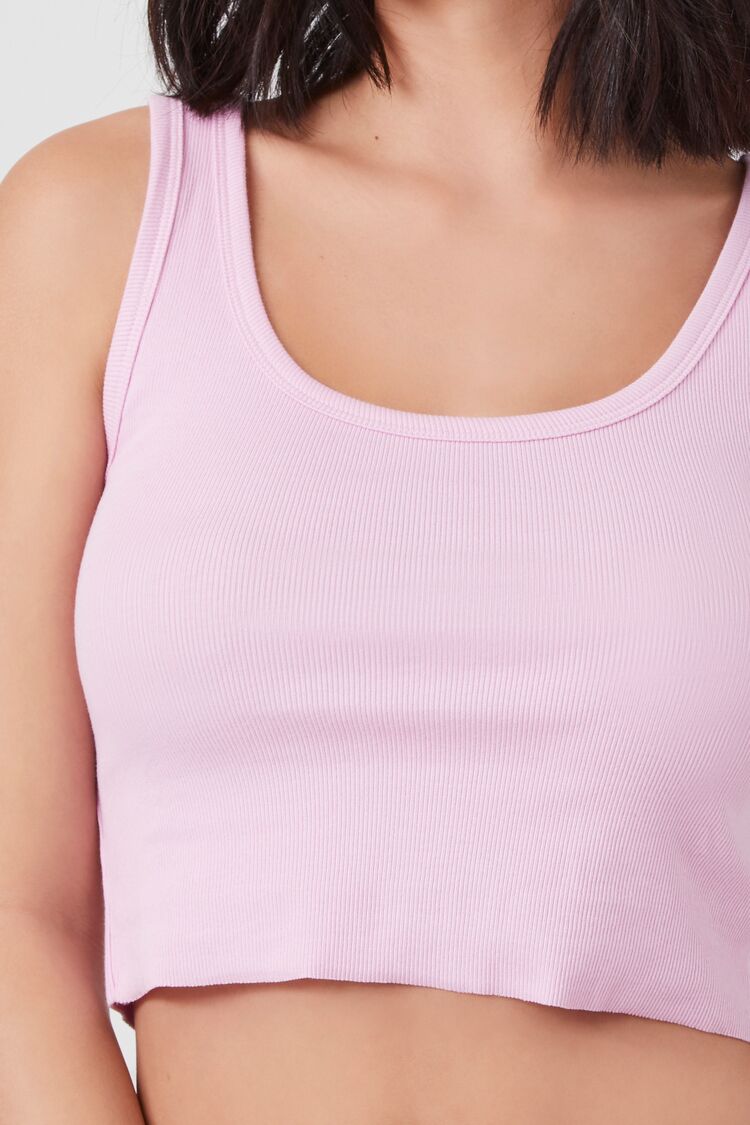  Forever 21 Cropped Tank Top - black - Bonton