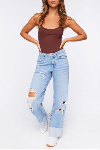 Ribbed Cami Bodysuit