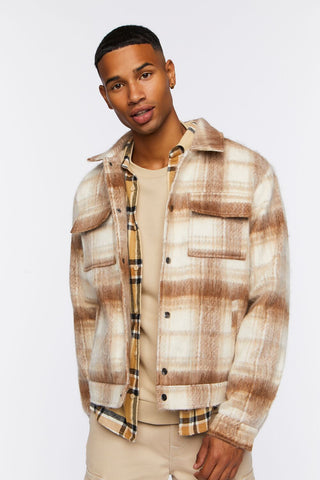 Plaid Bomber Jacket