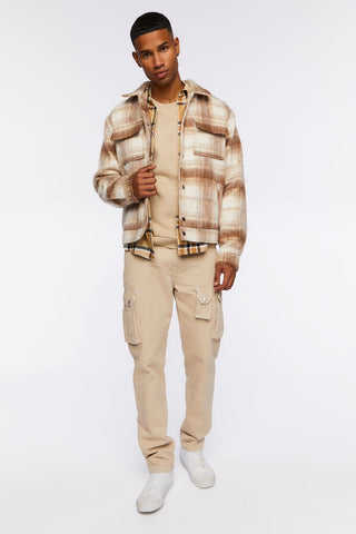 Plaid Bomber Jacket