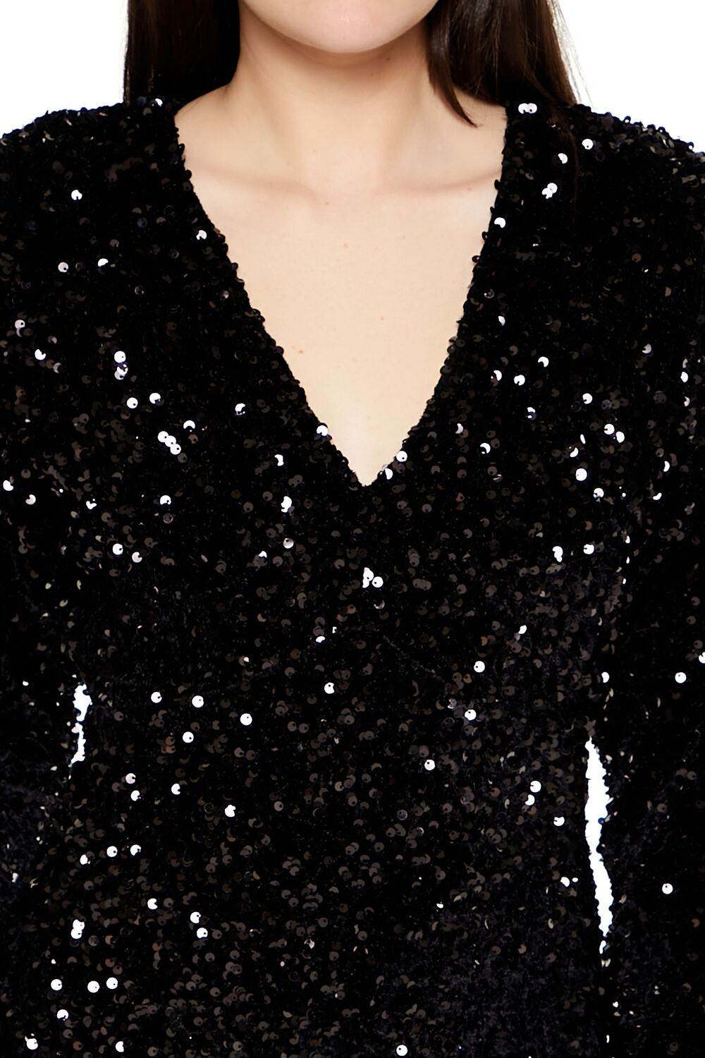  Forever 21 Sequin Mini Dress - silver - Bonton