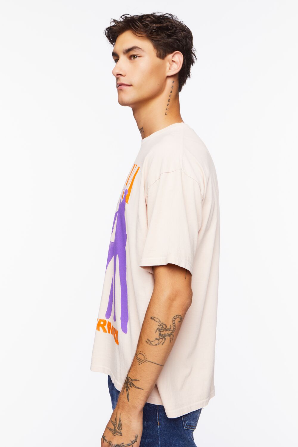  Forever 21 Nirvana Nevermind Graphic Tee - taupe multi - Bonton