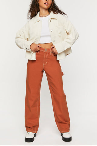 High-Rise Carpenter Dad Jeans