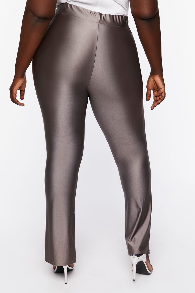  Forever 21 Plus Size Split Hem Leggings - grey - Bonton