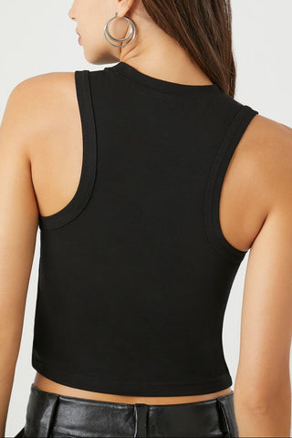 Rhinestone Bustier Tank Top