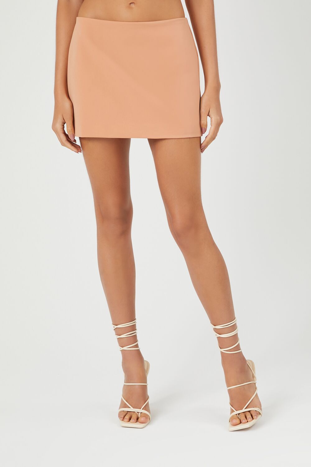  Forever 21 A-Line Micro Mini Skirt - black - Bonton