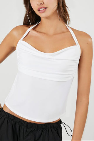 Cowl Halter Top