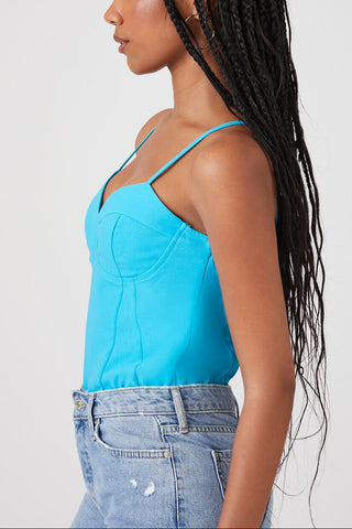 Satin Bustier Sweetheart Bodysuit