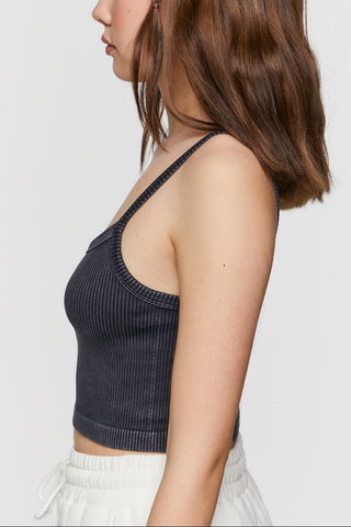 Seamless Mineral Wash Cropped Cami